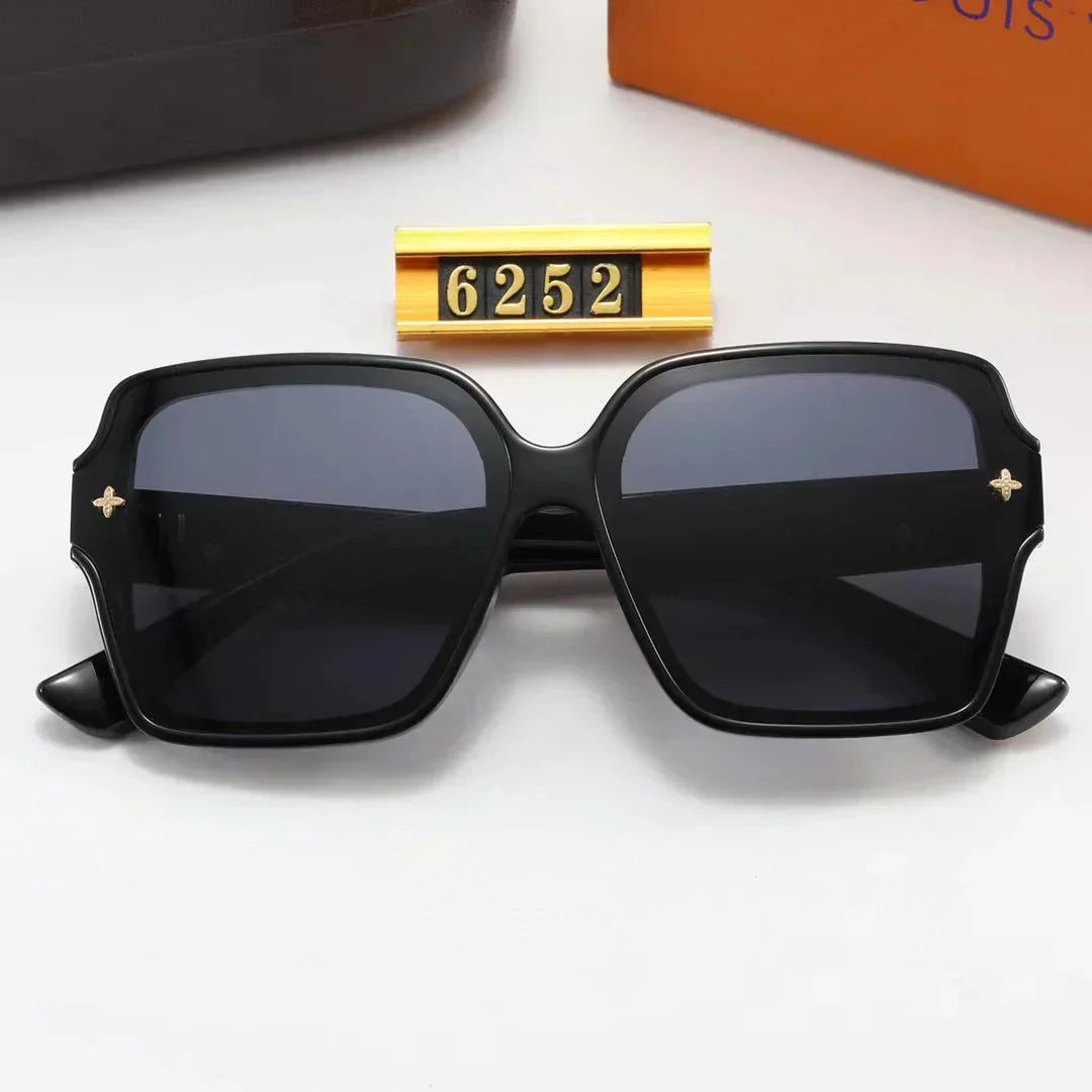 2025 Large frame UV resistant fashion sunglasses