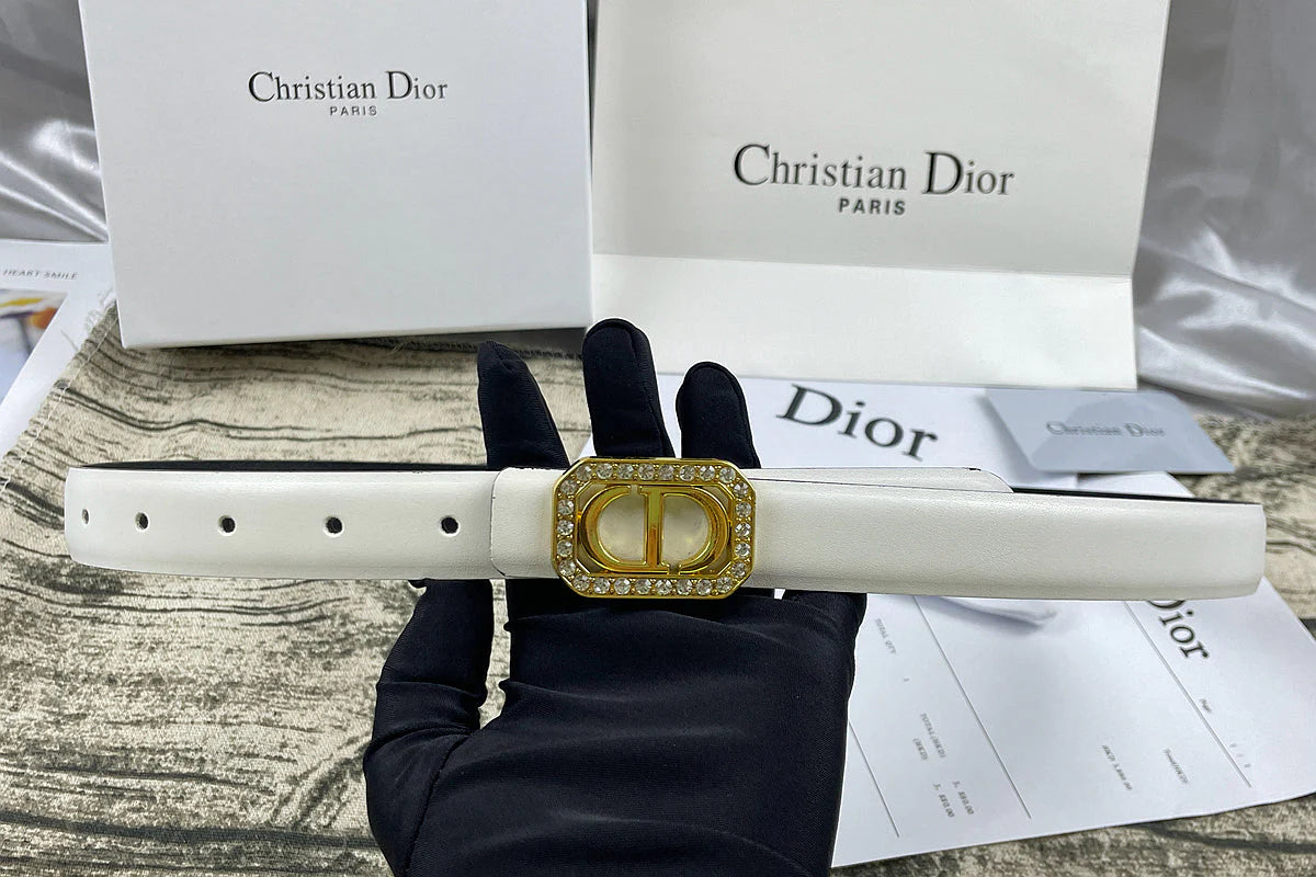 2025 6 Colors CD rhinestone plain belt