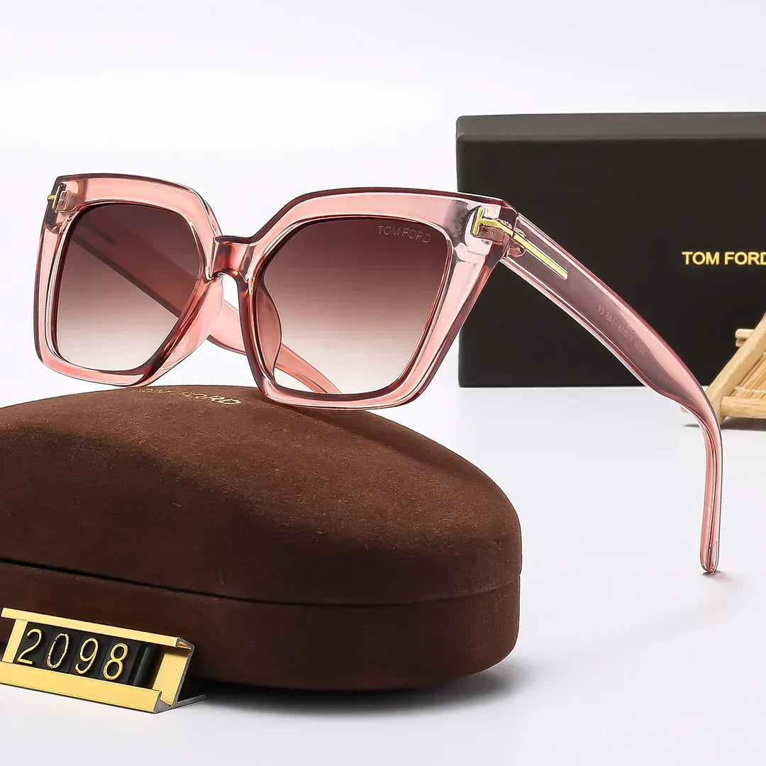 TOM FORD Square Round Sunglasses 2098