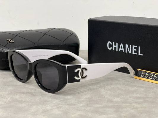 2025 Sunglasses  Black and white panda personality sunglasses