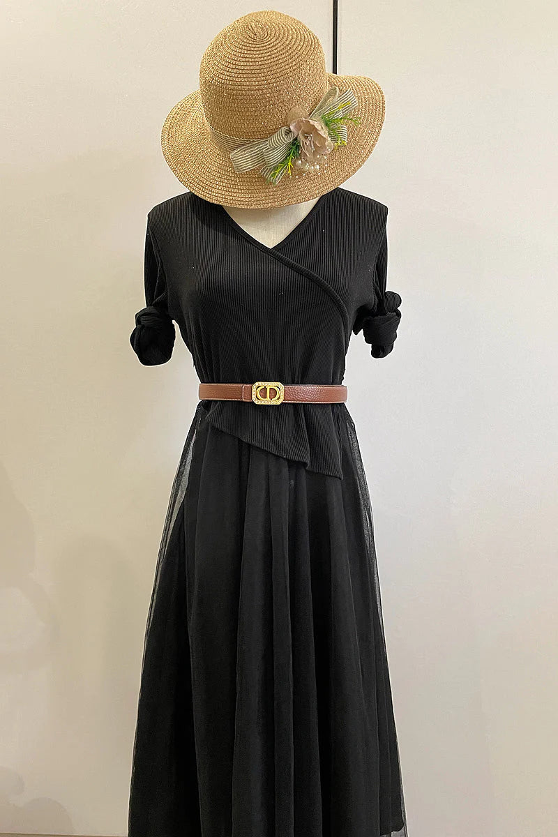 2025 6 Colors rhinestone lychee pattern double-sided belt