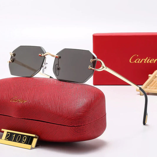 2025 5 Colors Fashion Frameless Sunglasses2109