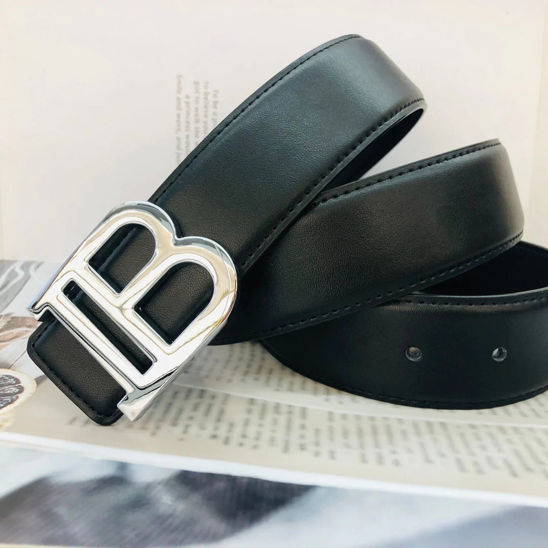 2025 3 Colors Fashion letter leather belt