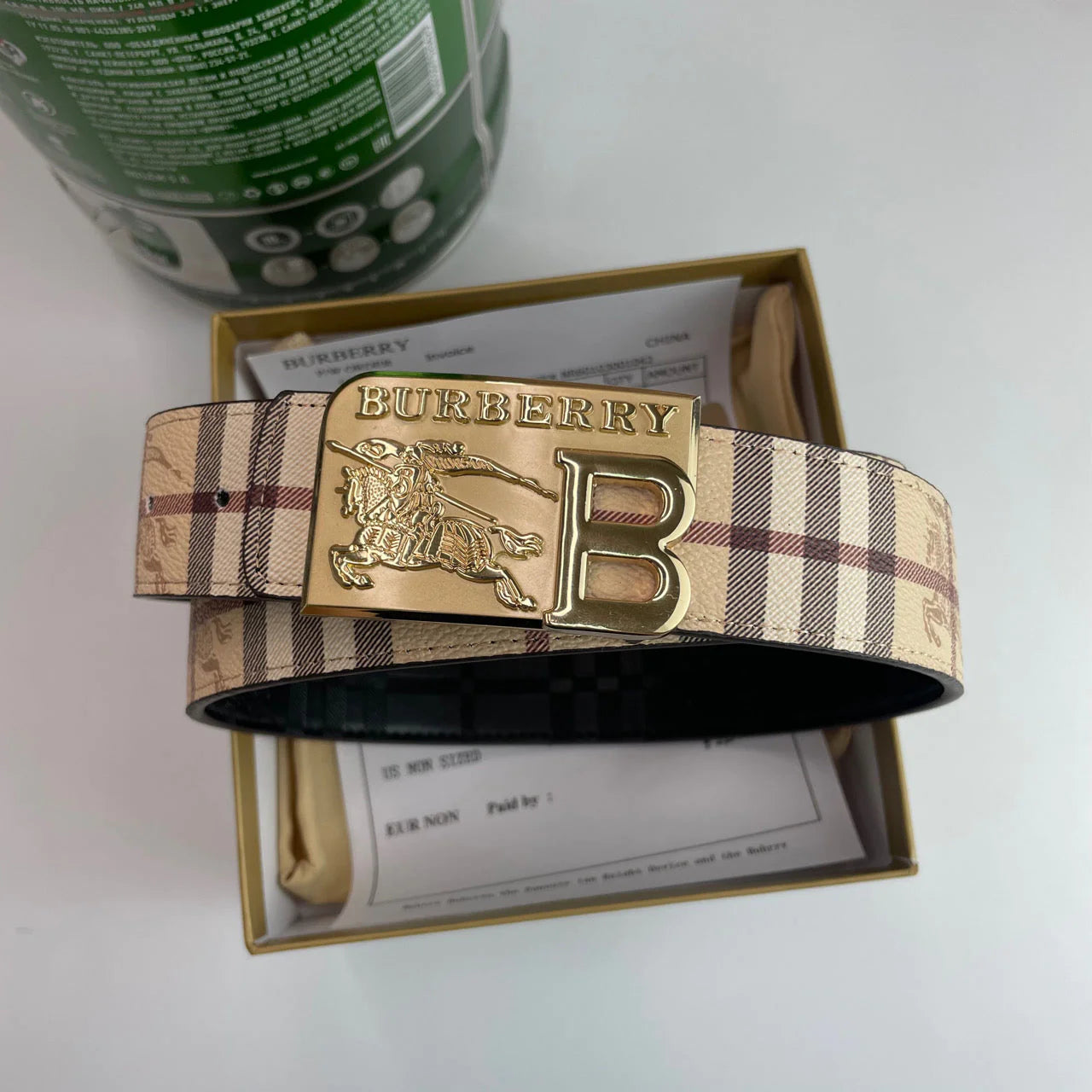 2025 4 Colors printed letter buckle leather belt