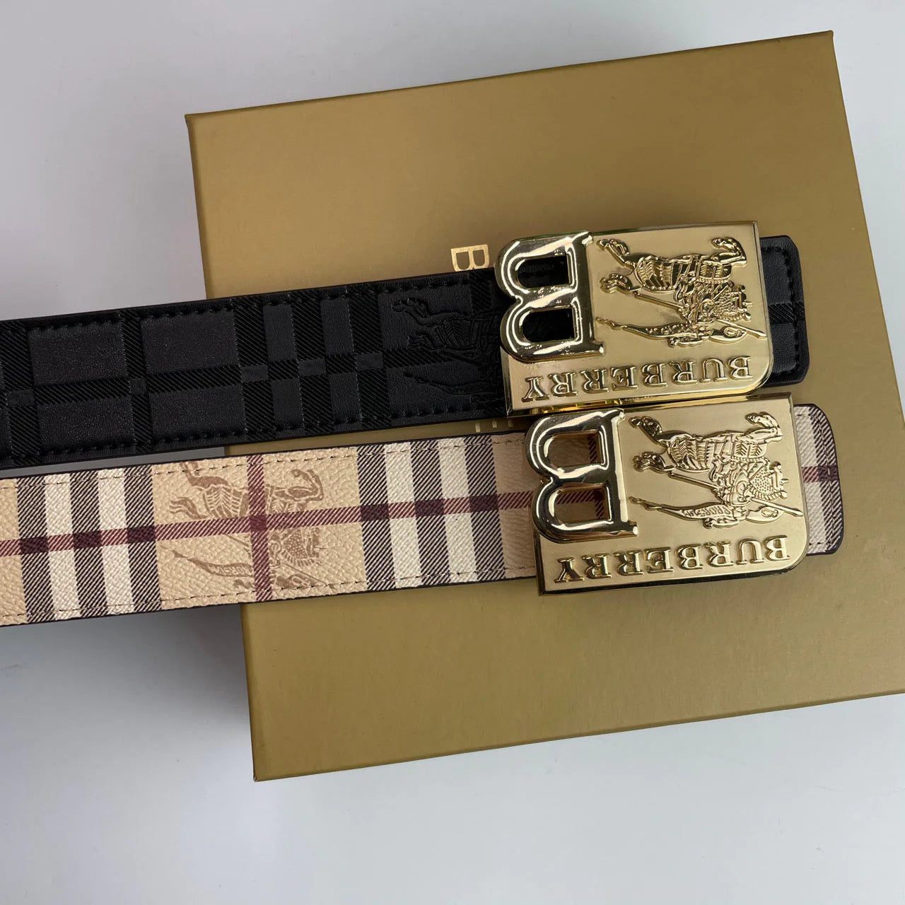 2025 4 Colors printed letter buckle leather belt