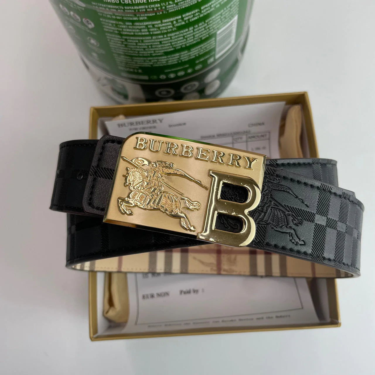 2025 4 Colors printed letter buckle leather belt