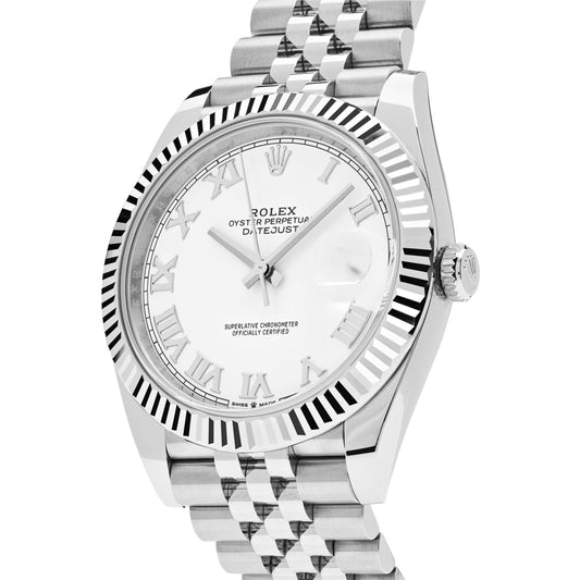 2025 Watch Datejust 126334 Stainless Steel White Dial Jubilee