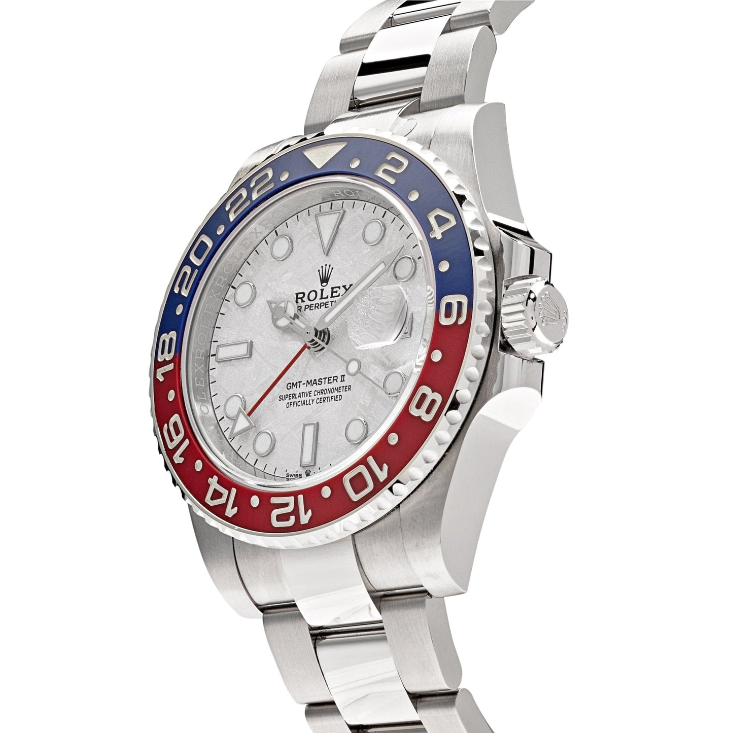 2025 Watch GMT-Master II 126719BLRO 'Pepsi' White Gold Meteorite Dial (2021)