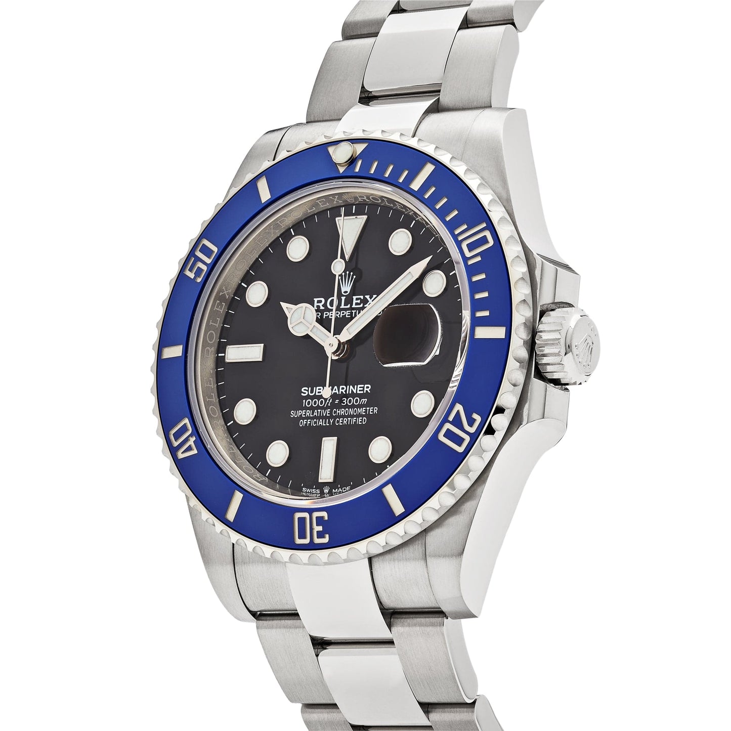 2025 Watch Submariner Date 126619LB White Gold Black Dial Blue Bezel (2021)
