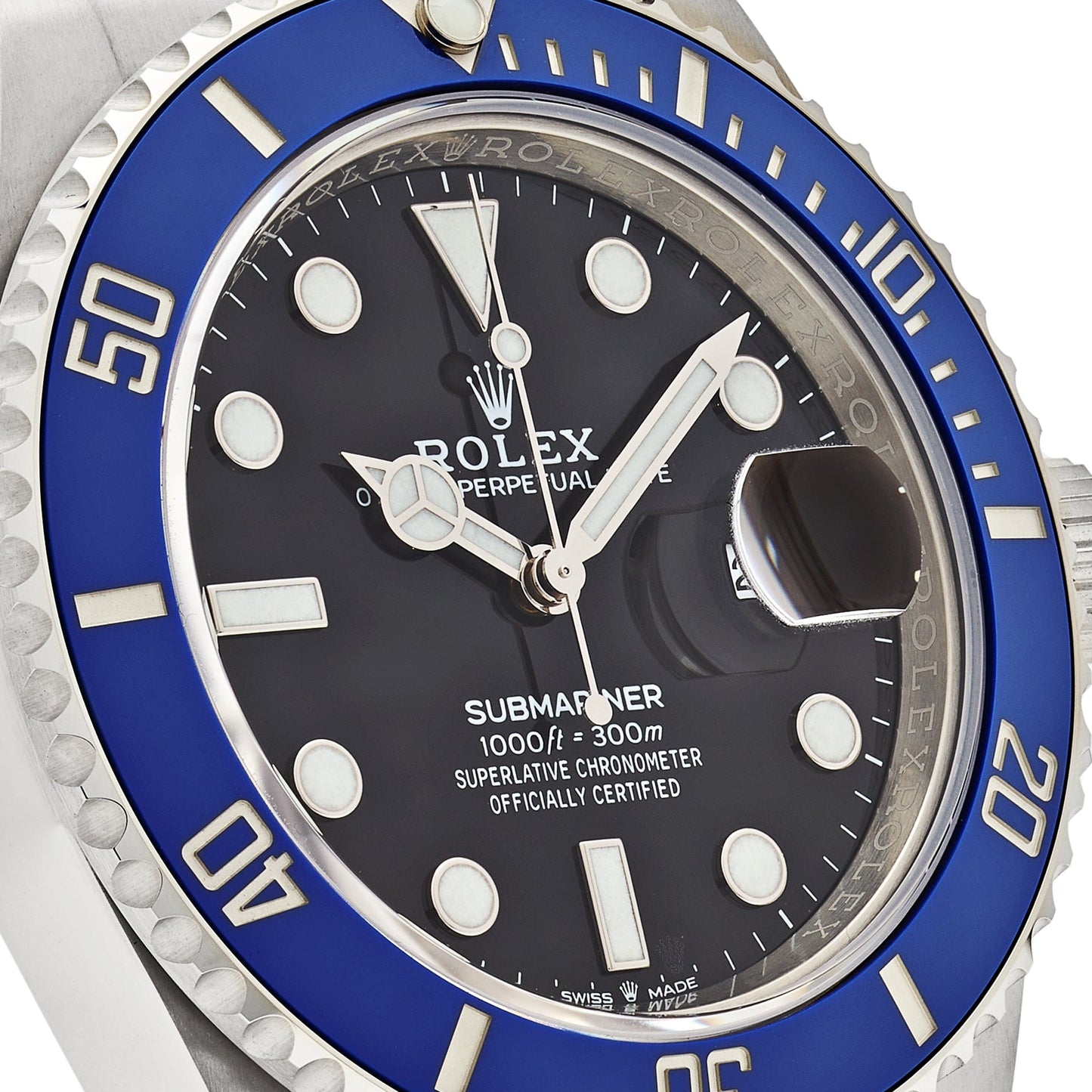 2025 Watch Submariner Date 126619LB White Gold Black Dial Blue Bezel (2023)