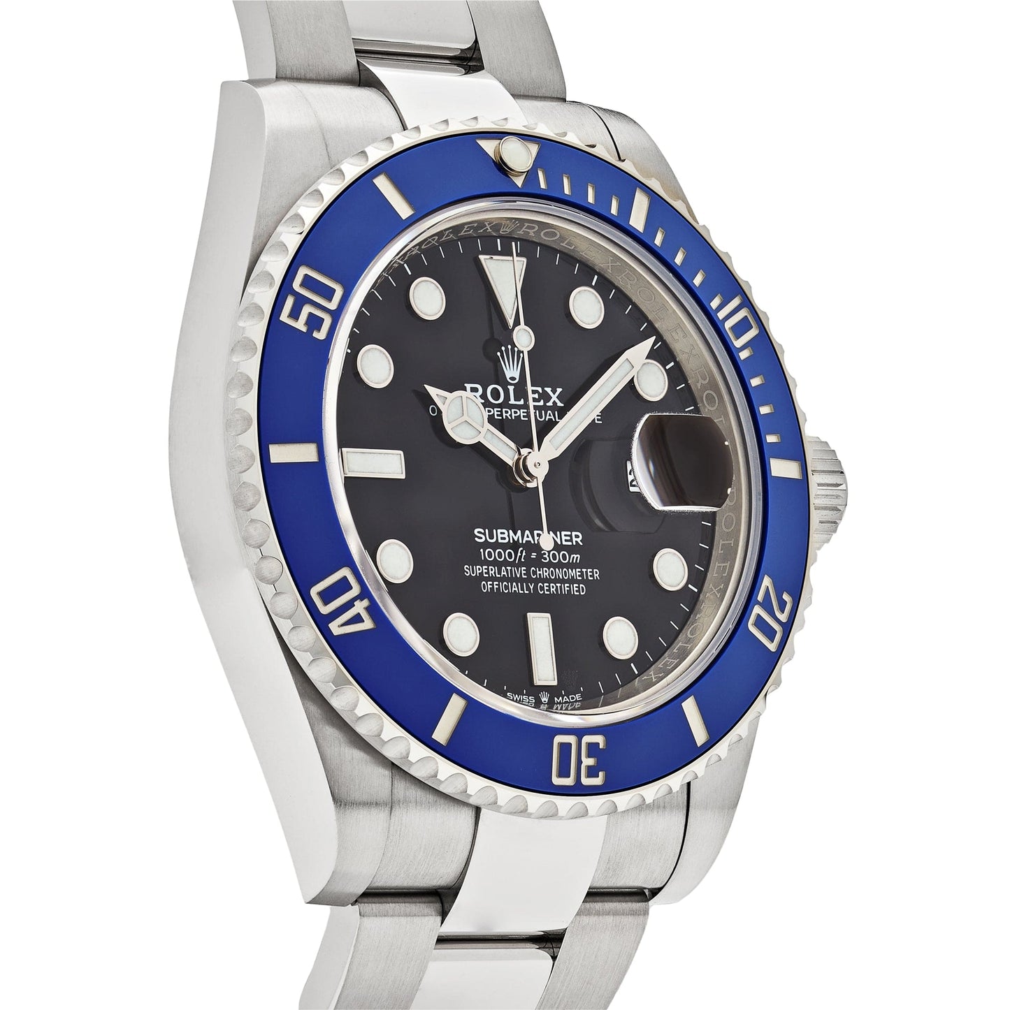 2025 Watch Submariner Date 126619LB White Gold Black Dial Blue Bezel (2021)
