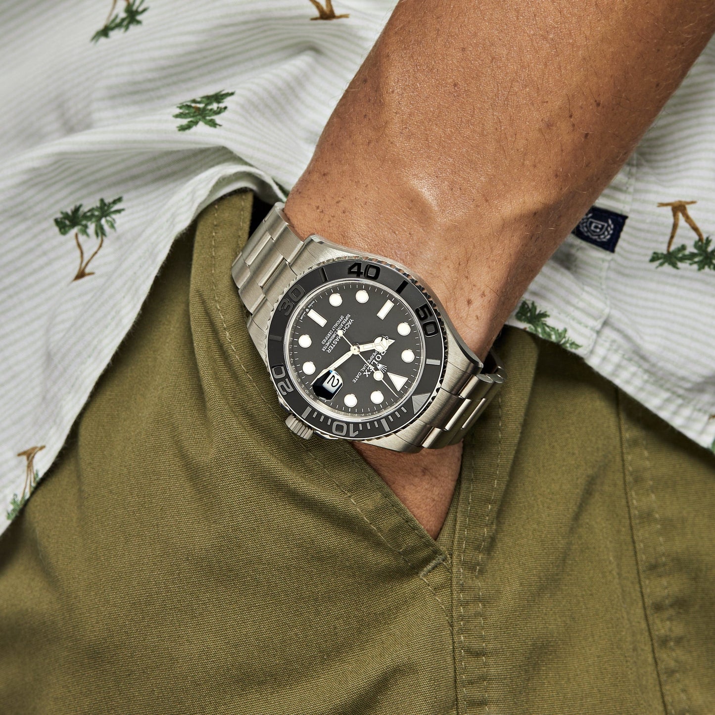 2025 Watch Yacht-Master 226627 RLX Titanium Black Dial (2024)