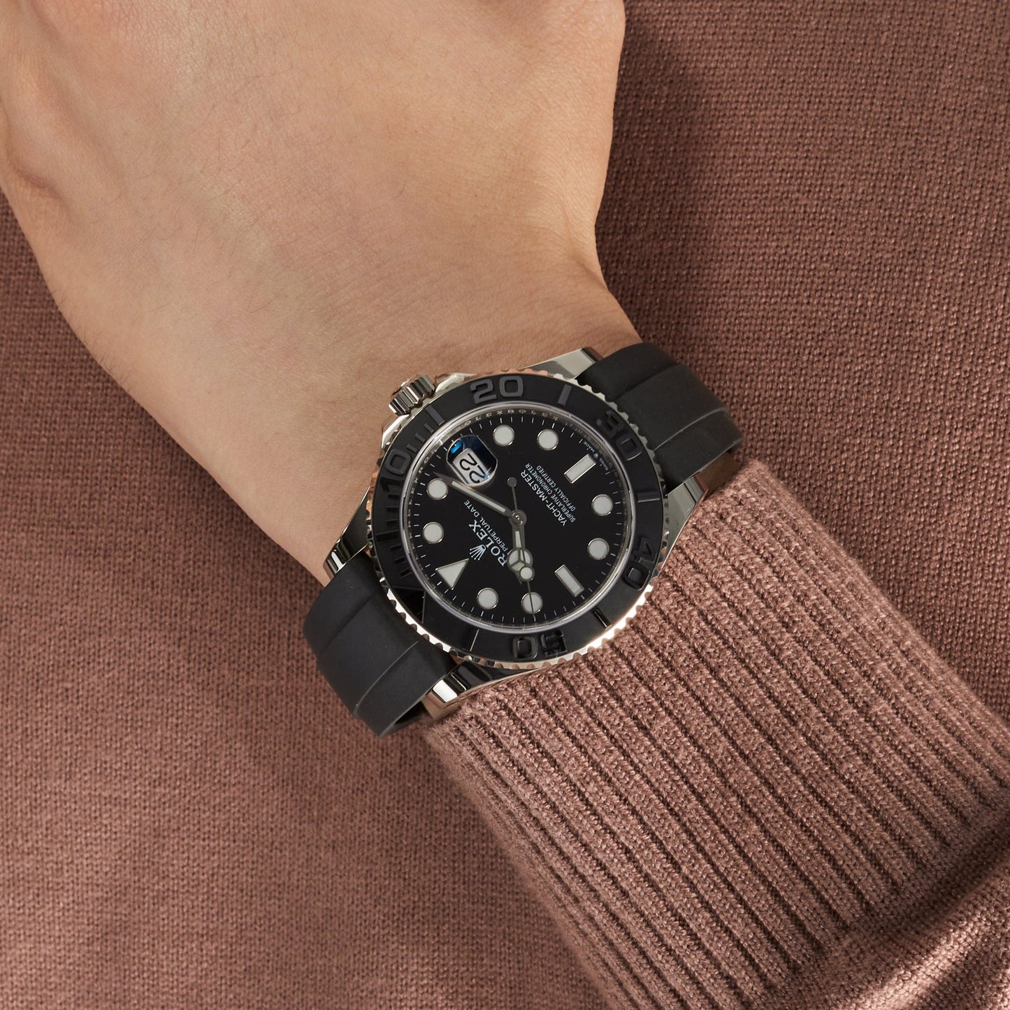 2025 Watch Yacht-Master 226659 White Gold Black Dial (2023)