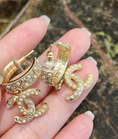 2025Luxury Pearl Double Earrings