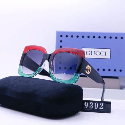 2025 color block square sunglasses