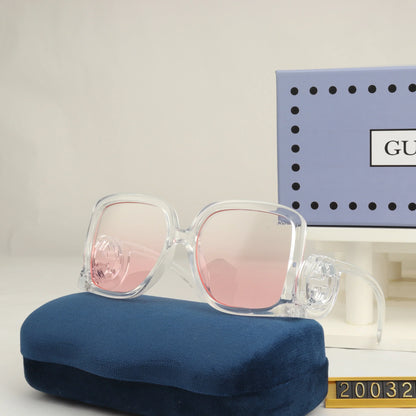 2025 Large frame irregular sunglasses