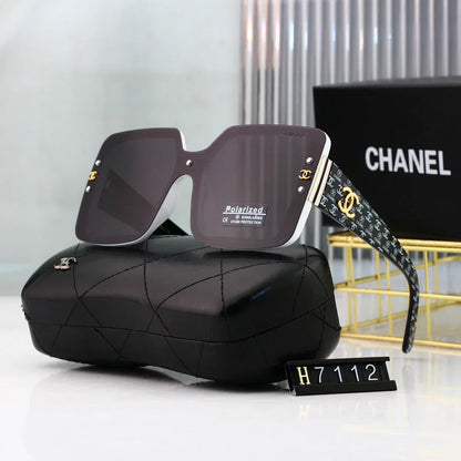 2025 Sunglasses  Retro flower leg large frame sunglasses