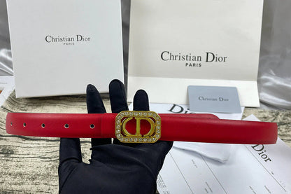 2025 6 Colors  CD rhinestone plain belt