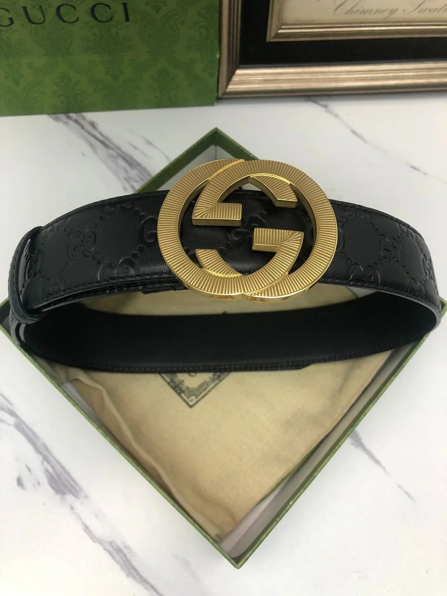 2025 First layer calfskin heat pressed Belt width 3.8cm