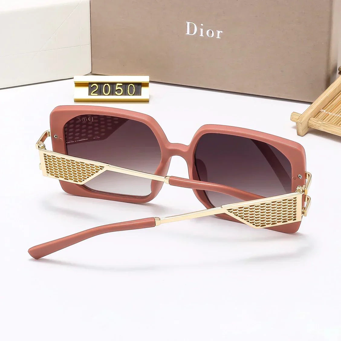 2025 Large frame metal sunglasses