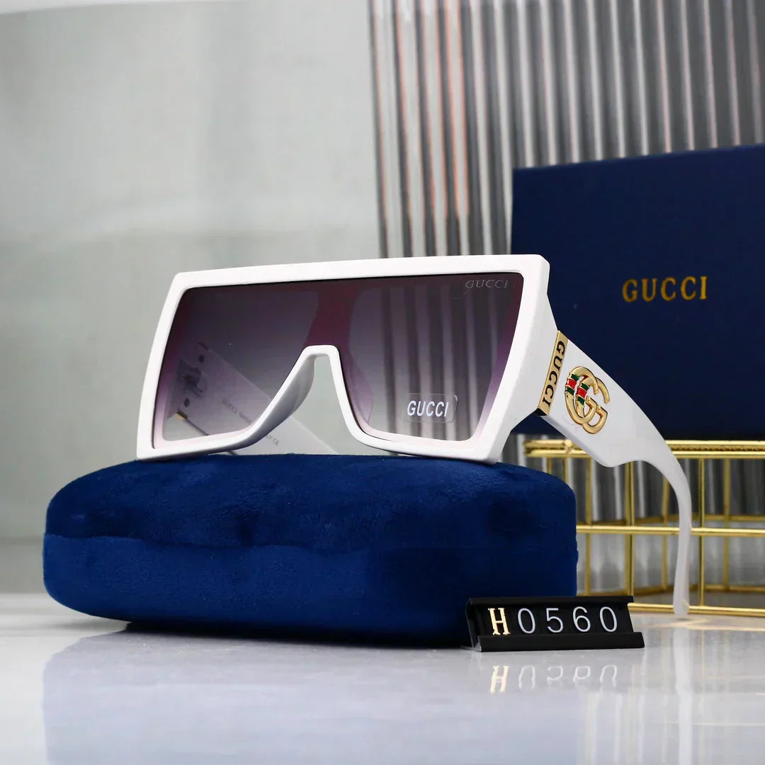 2025 Trendy Square Frame One-Piece Sunglasses