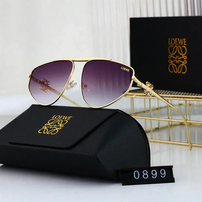 LOEWE Metal temple cat-eye sunglasses 0899