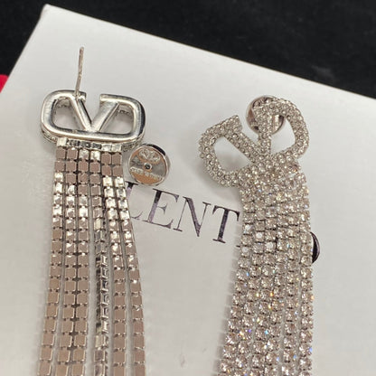 VALENTINO Sparkling Crystal Diamond Earrings