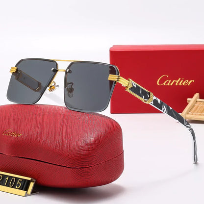 2025 Square stylish frameless sunglasses 2105