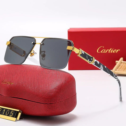 2025 Square stylish frameless sunglasses 2105