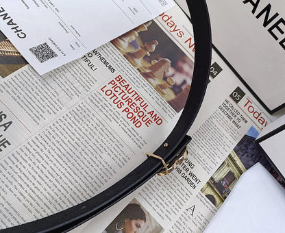 2025 5 Colors  Double C Rhinestone Belt