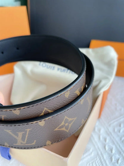 2025 One-piece cast imported cowhide belt 4.0 width