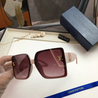 2025 Square large frame trendy retro sunglasses