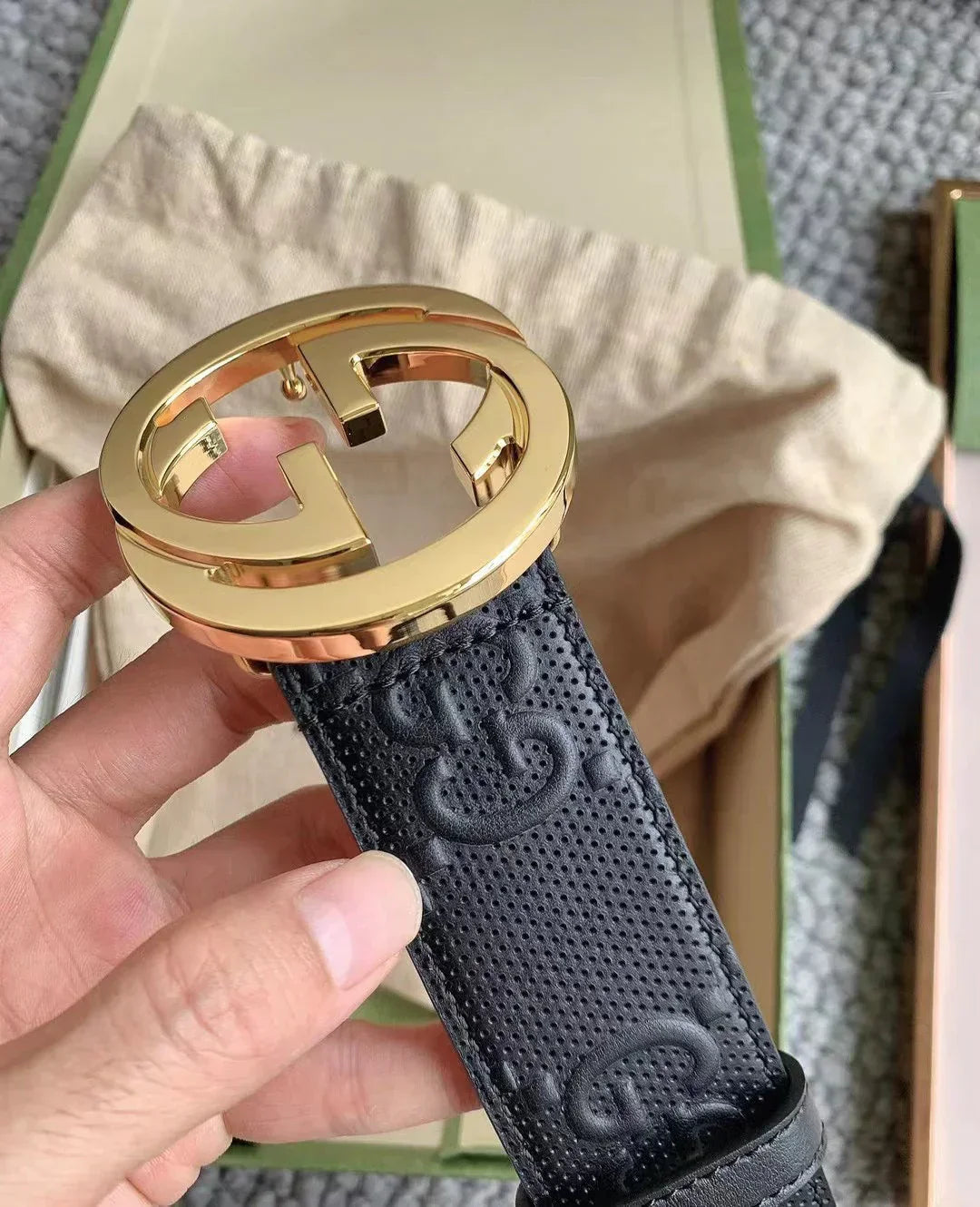 2025 belt High-end business casual belt 4.0cm wide