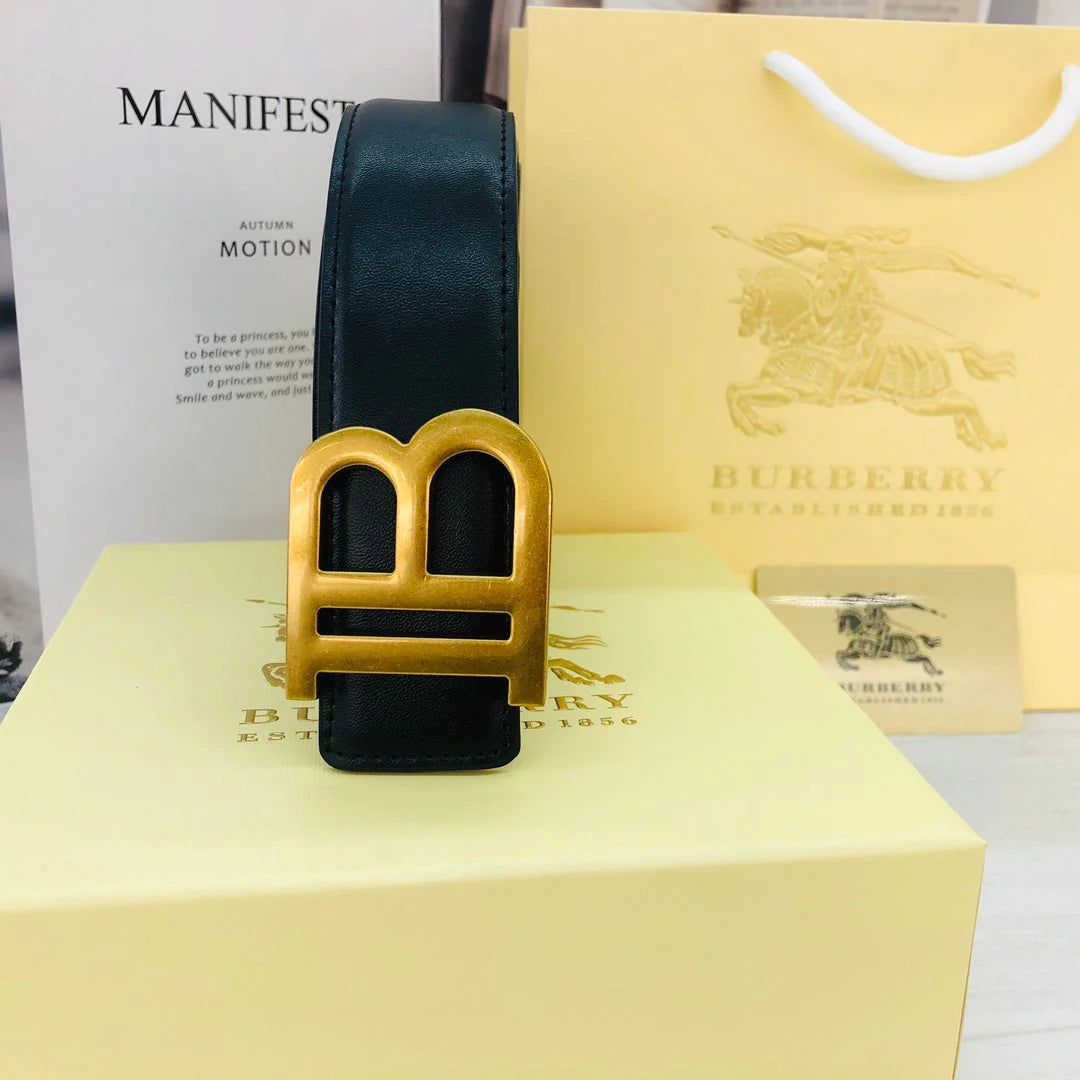 2025 3 Colors Fashion letter leather belt