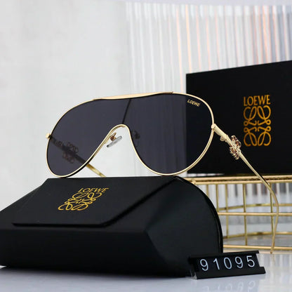 LOEWE Oval round frame sunglasses