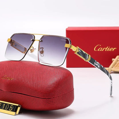 2025 Square stylish frameless sunglasses 2105