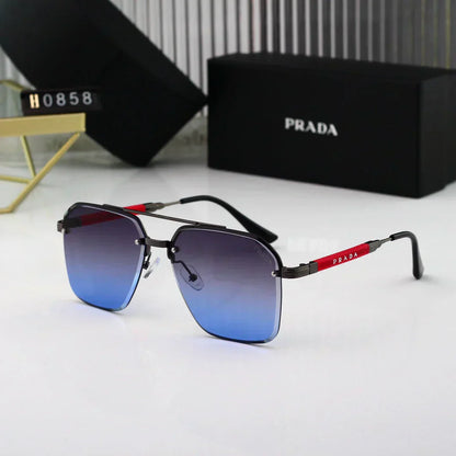 2025 Gold Thin Frame Sunglasses