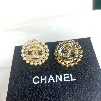 2025 Zircon Pearl Stud Earrings