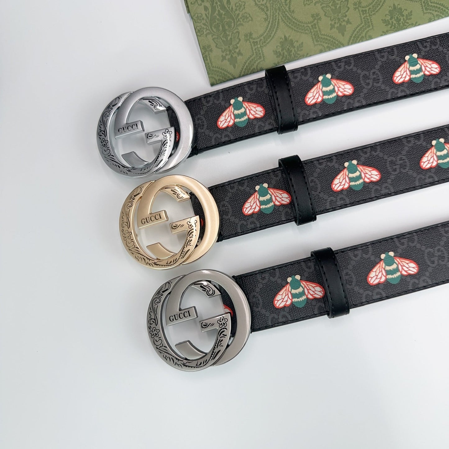 2025 Printed double G Fashion Belt