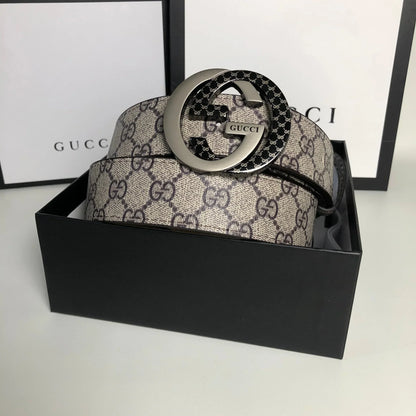 2025 3 Colors printed letter leather belt