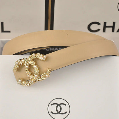 2025 5 color  perfume bottle double C belt