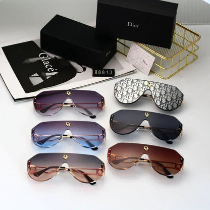 2025 Vintage One-Piece Sunglasses H8813