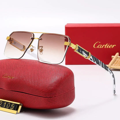 2025 Square stylish frameless sunglasses 2105