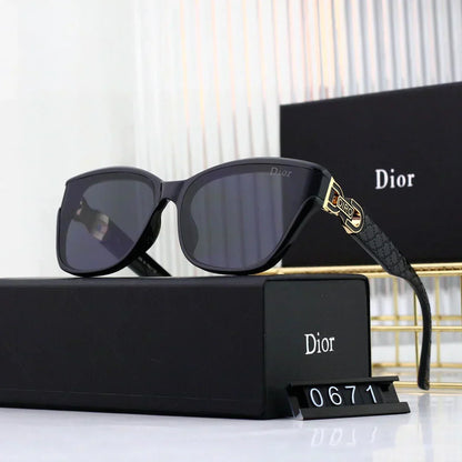 2025 Sunglasses  Curved personalized square frame sunglasses