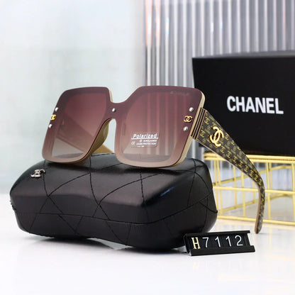 2025 Sunglasses  Retro flower leg large frame sunglasses