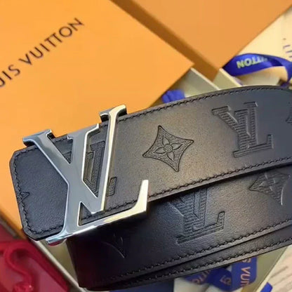 2025 2 Colors printed letter leather belt