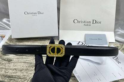 2025 6 Colors  CD rhinestone plain belt