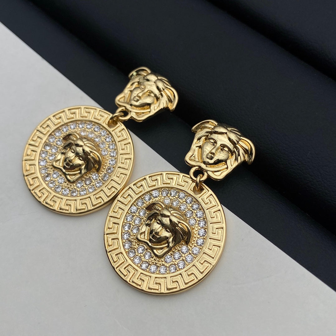 2025  Fashion Avatar Maze Diamond Earrings