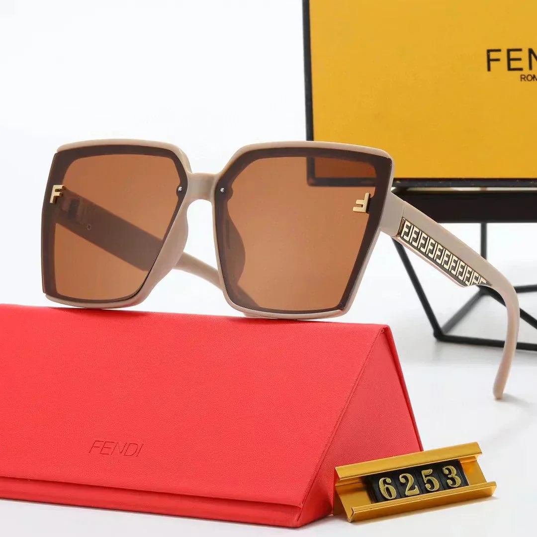 2025 Large Square Frame Gradient Sunglasses