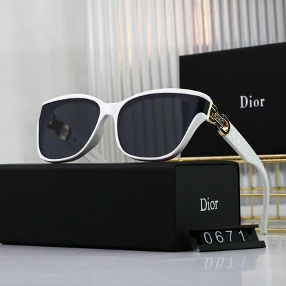 2025 Sunglasses  Curved personalized square frame sunglasses